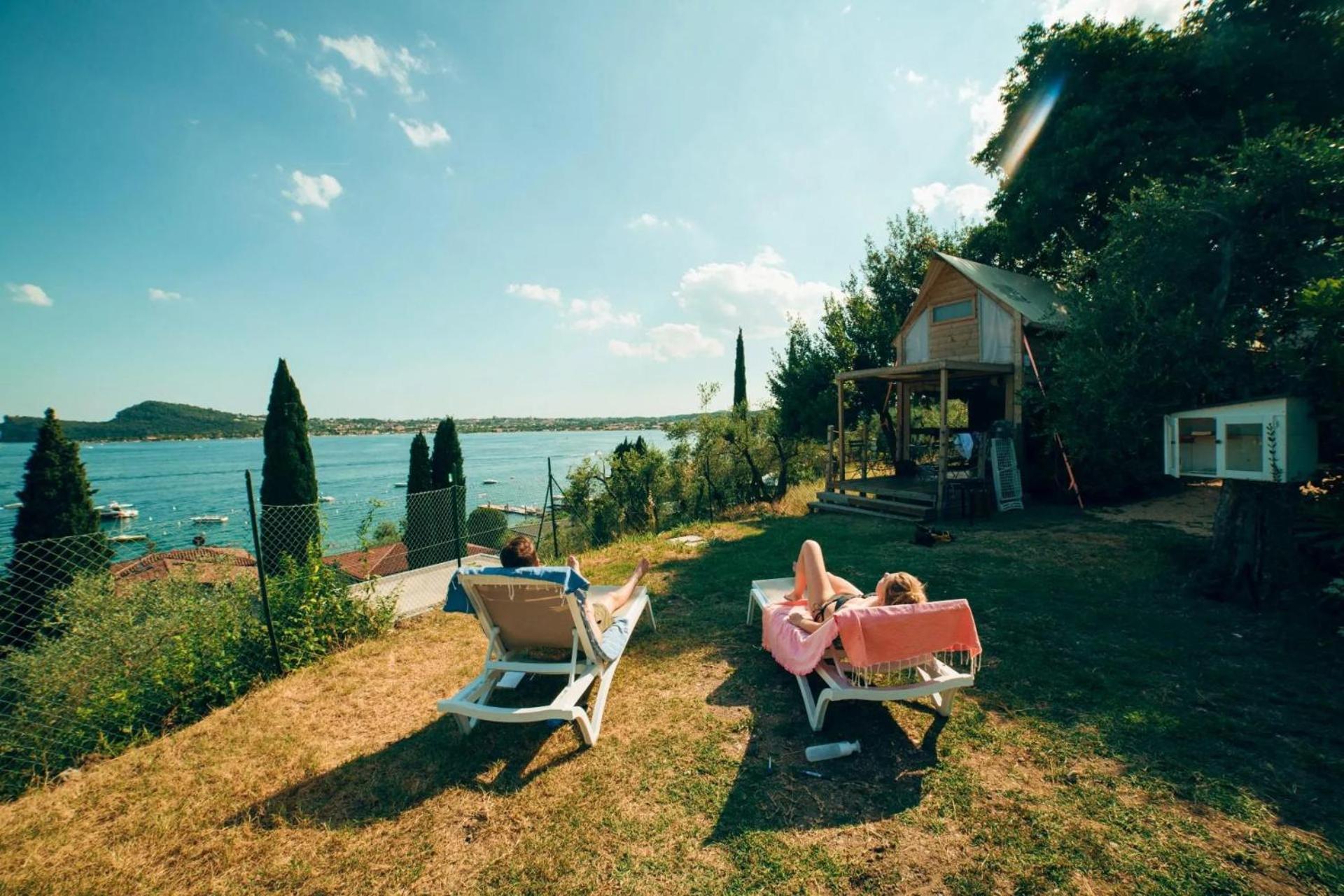 Vacanze Glamping Boutique Сан Феличе дел Бенако Екстериор снимка
